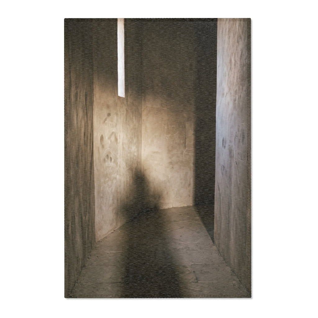 Area Rugs - Shadows of the Citadel moody architectural print...