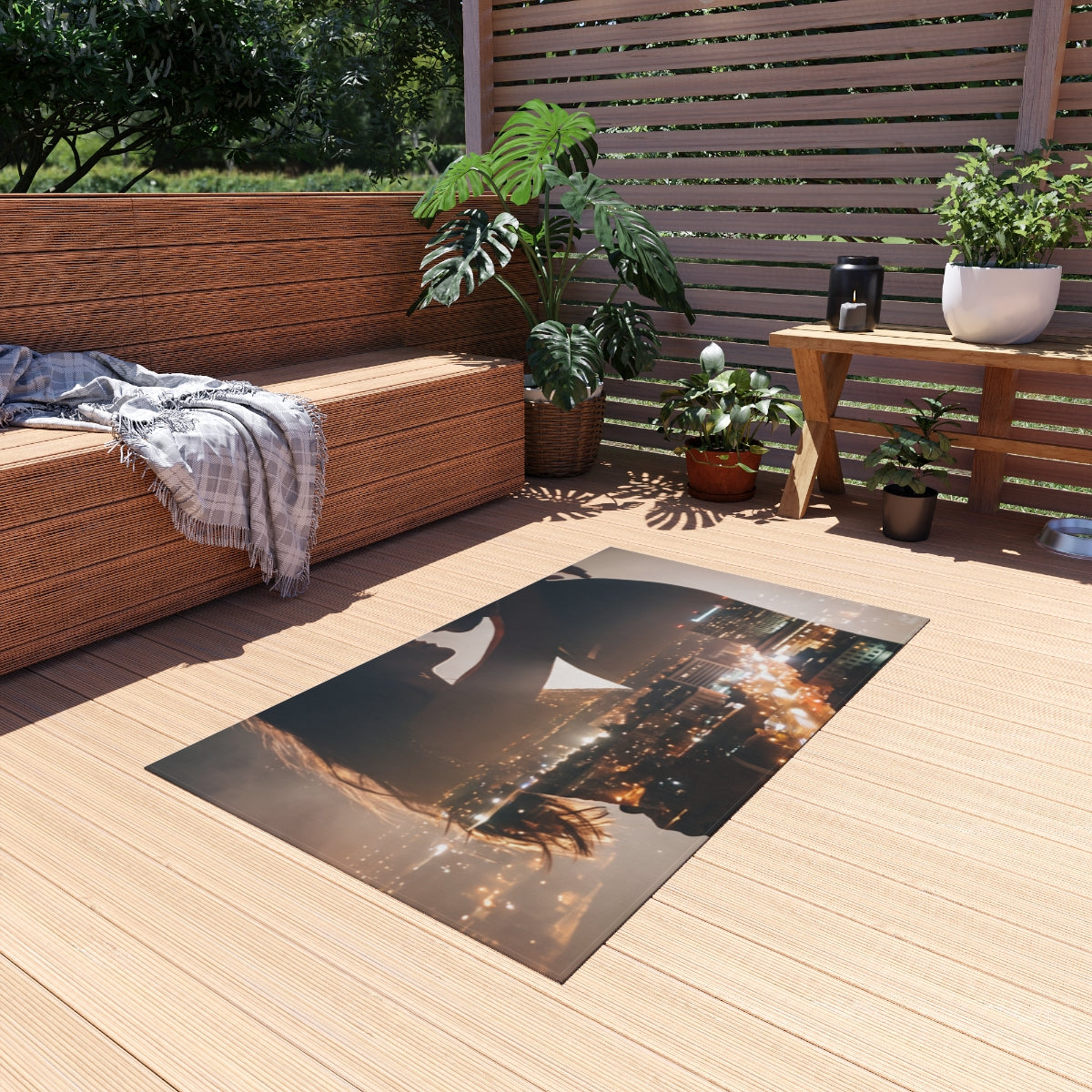 Outdoor Rug - Metropolitan Twilight | Echovira Gallery