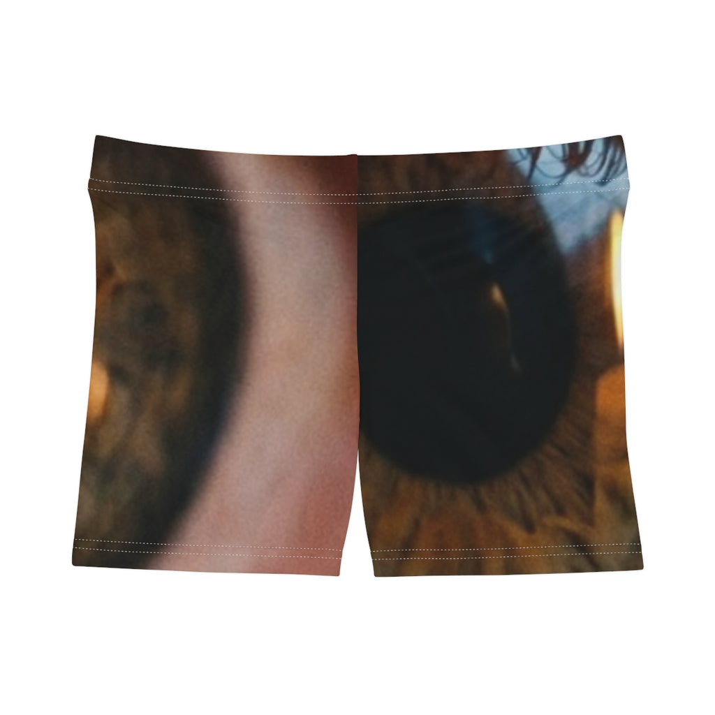 Women's Shorts - Amber Iris Reflection Fine Art Print |...
