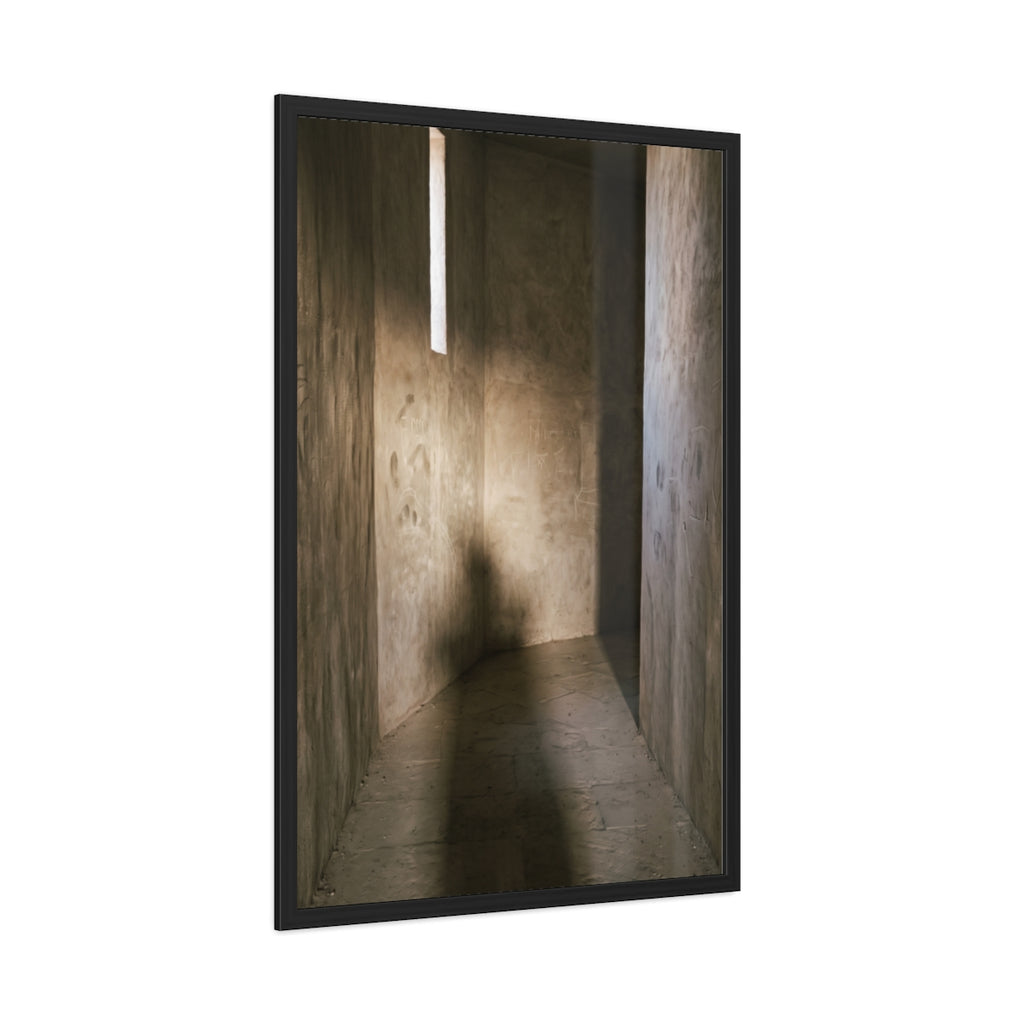 Framed Posters - Shadows of the Citadel moody architectural...