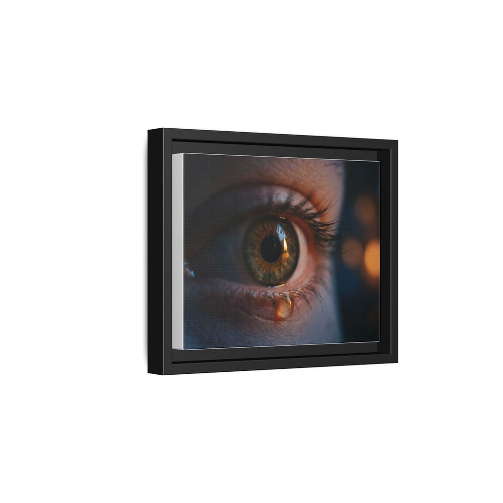 Framed Matte Canvas - Mystic Eye — Black / 1.25"