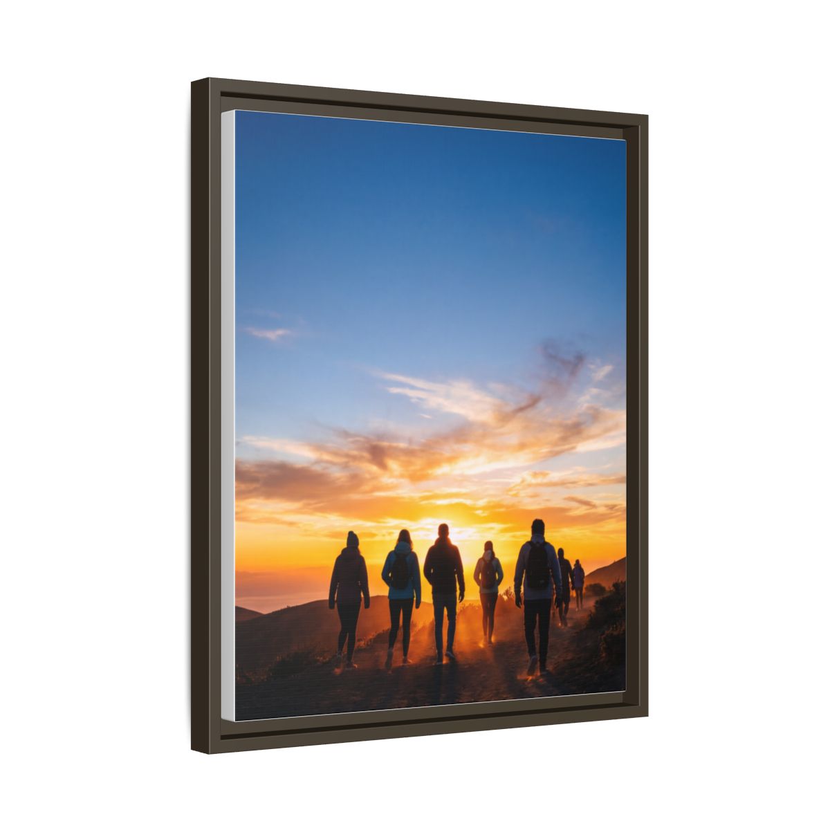 Matte Canvas, Framed - Epic Dawn Trek
