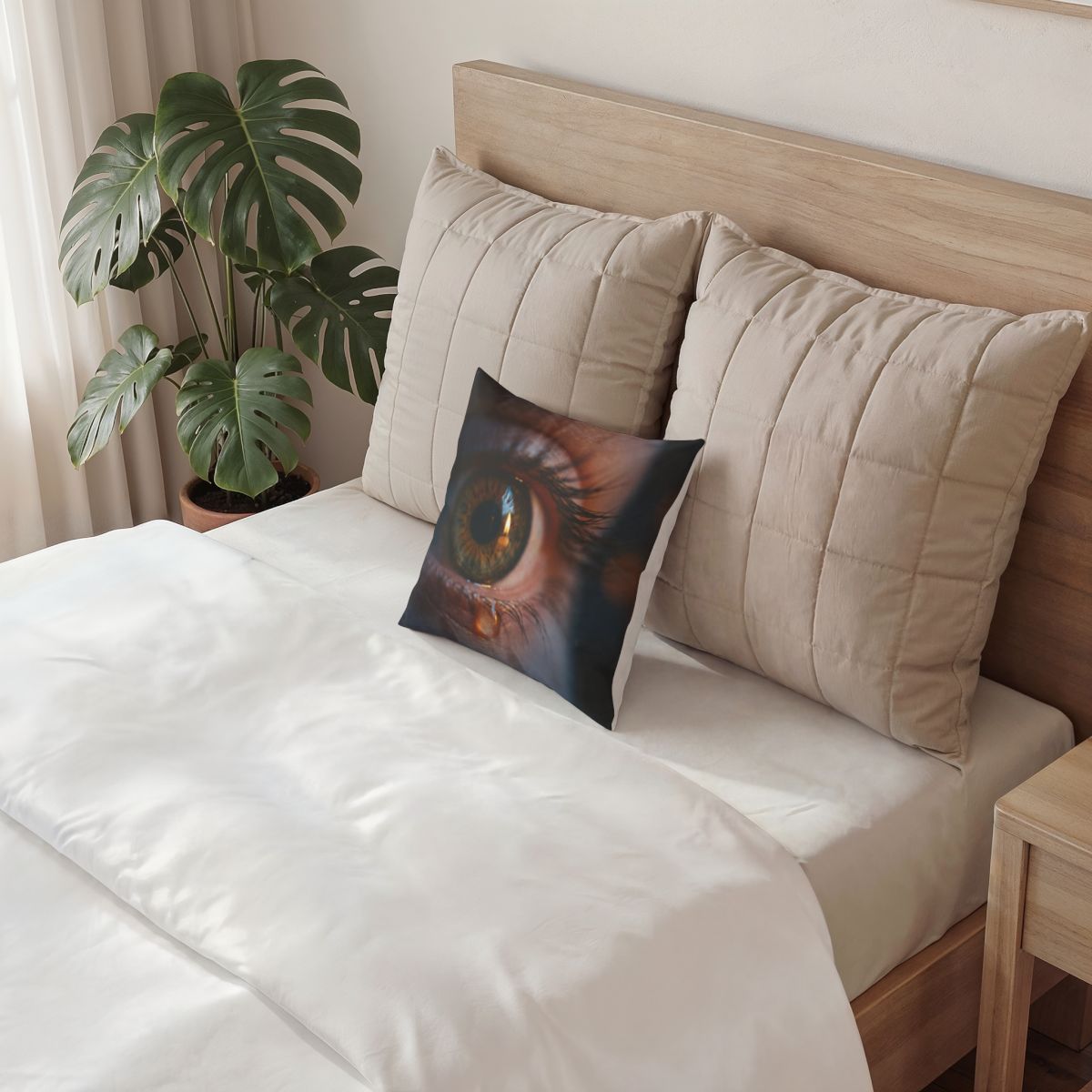 Poly Velvet Pillow - Cinematic Eye