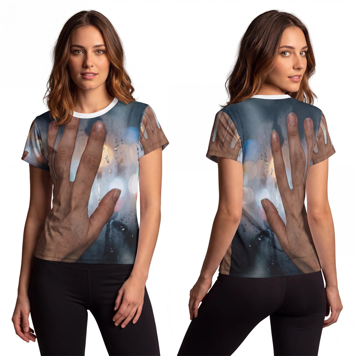 Women's Rainy City Window Cut & Sew Tee