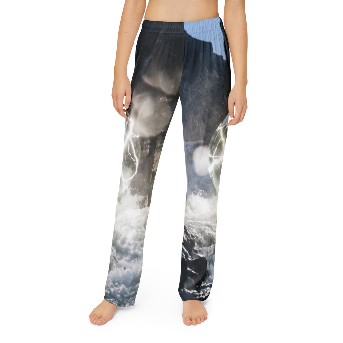 Kids Lounge Pants Glowing Orb River Art