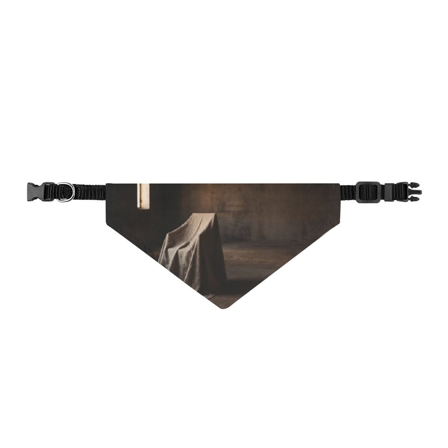 Clip-on Pet Bandana - Draped Silence Still Life Art - Shadowed Sanctuary