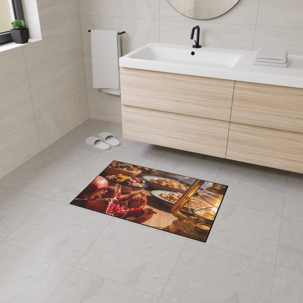 Heavy Duty Floor Mat - Cozy Oasis Welcome | Echovira Gallery