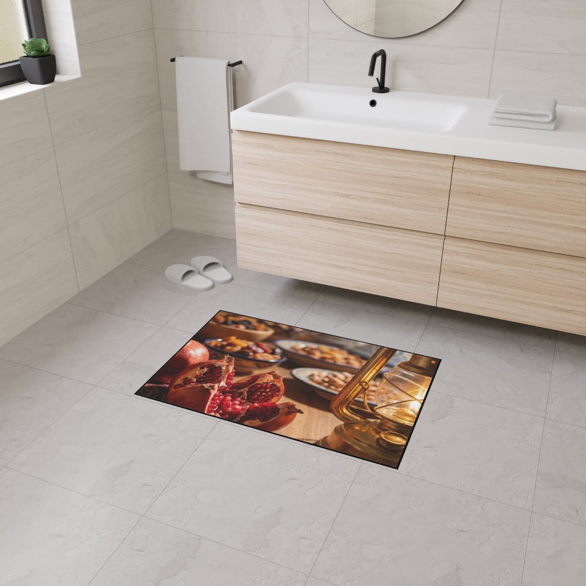 Heavy Duty Floor Mat - Cozy Oasis Welcome | Echovira Gallery