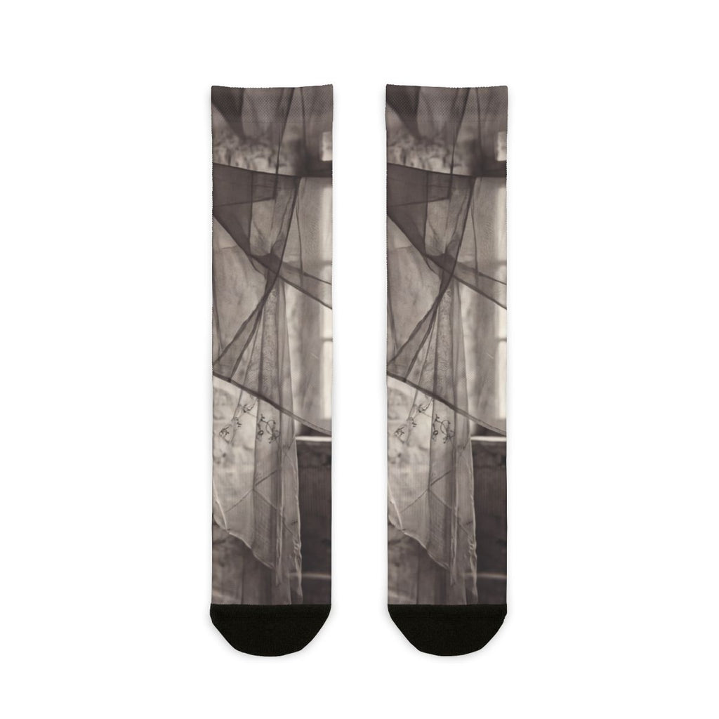 Sublimation Crew Socks - Spectral Veils | Echovira Gallery