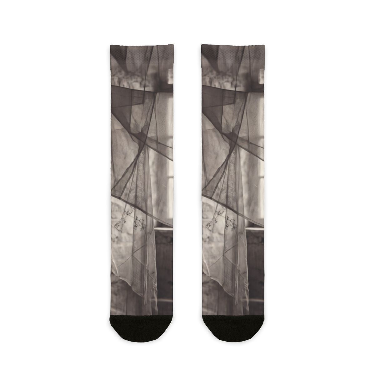 Sublimation Crew Socks - Spectral Veils | Echovira Gallery