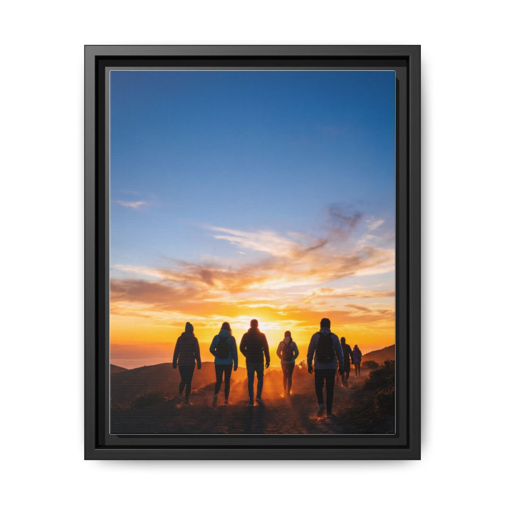 Matte Canvas, Framed - Epic Dawn Trek