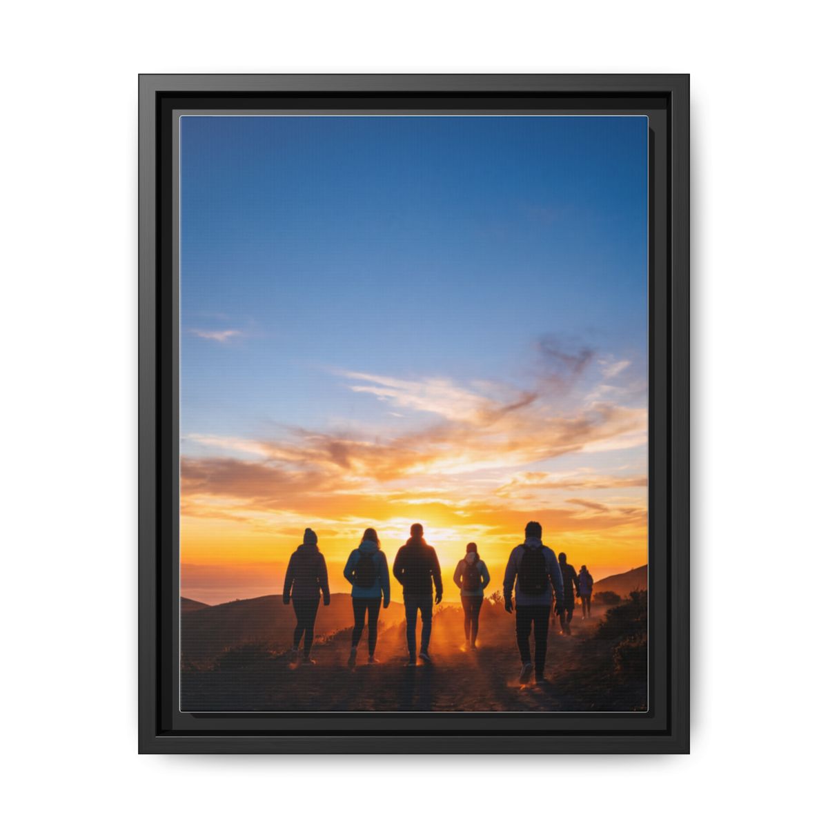 Matte Canvas, Framed - Epic Dawn Trek