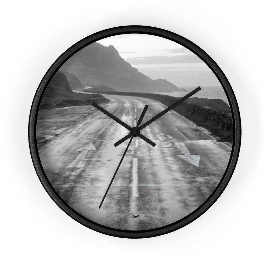 Wall Clock - Silent Highway Travel | Echovira Gallery
