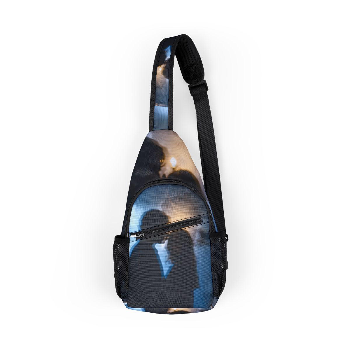 Midnight Glow Chest Bag - Moody Utility Sling | Echovira...