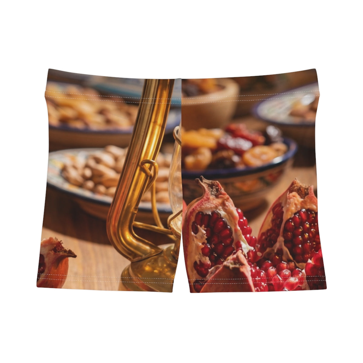 Women's Shorts - Amber Twilight Harvest | Echovira Gallery