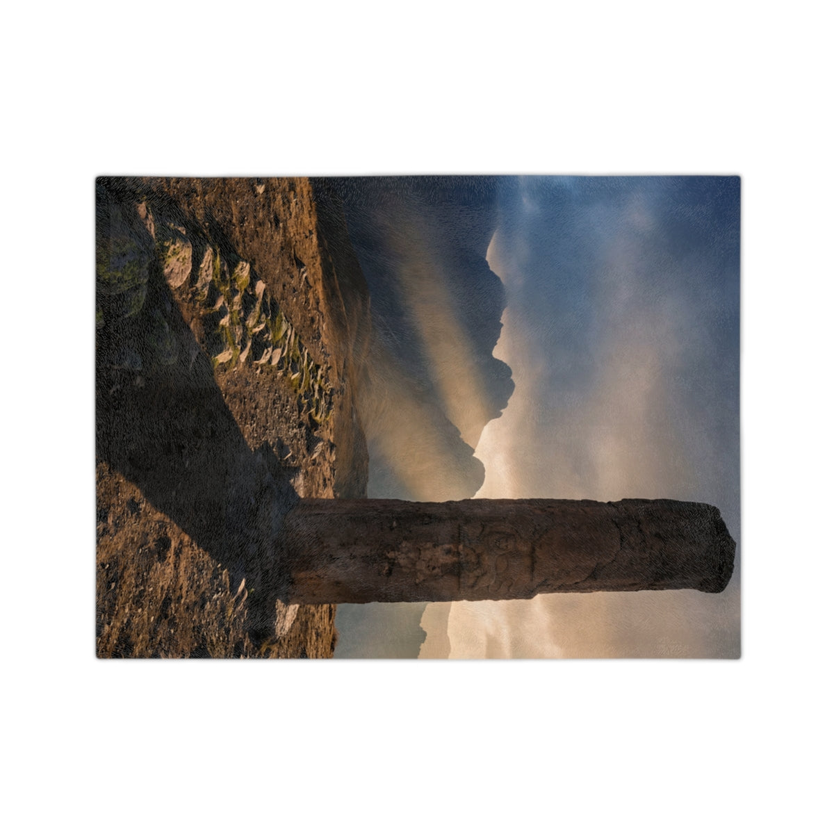 Microfiber Blanket - Rugged Mountain