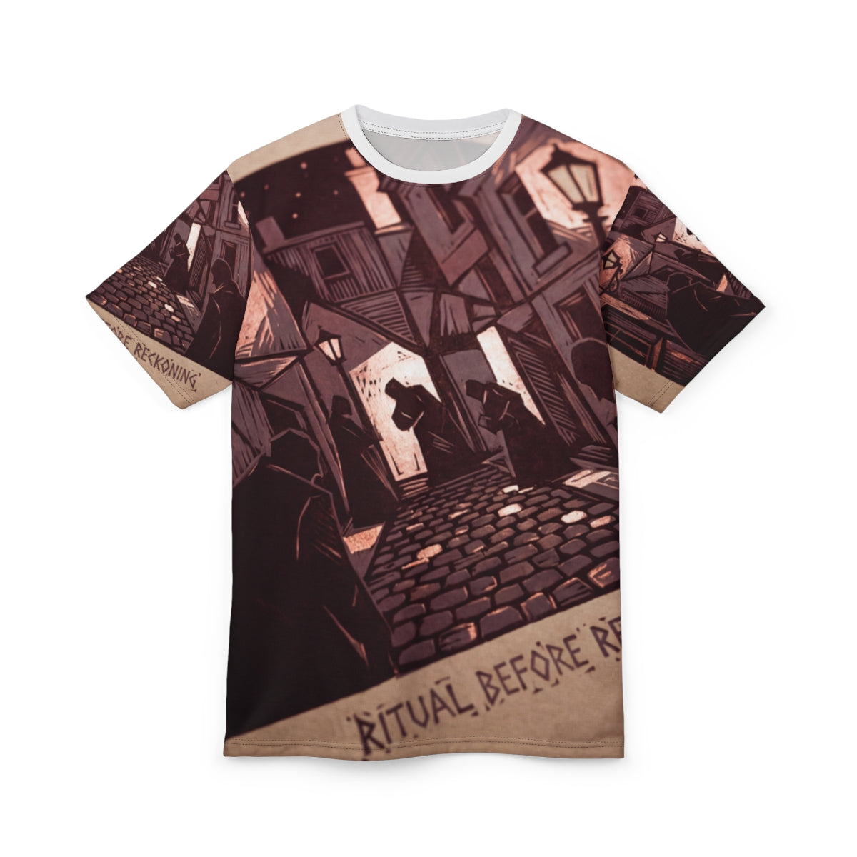 Men's Dark Academia Woodcut Art Tee