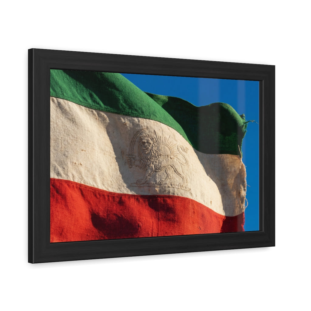 Framed Wall Art - Heritage Flag — Landscape