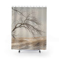Shower Curtains - Winter Branch Solitude Landscape |...