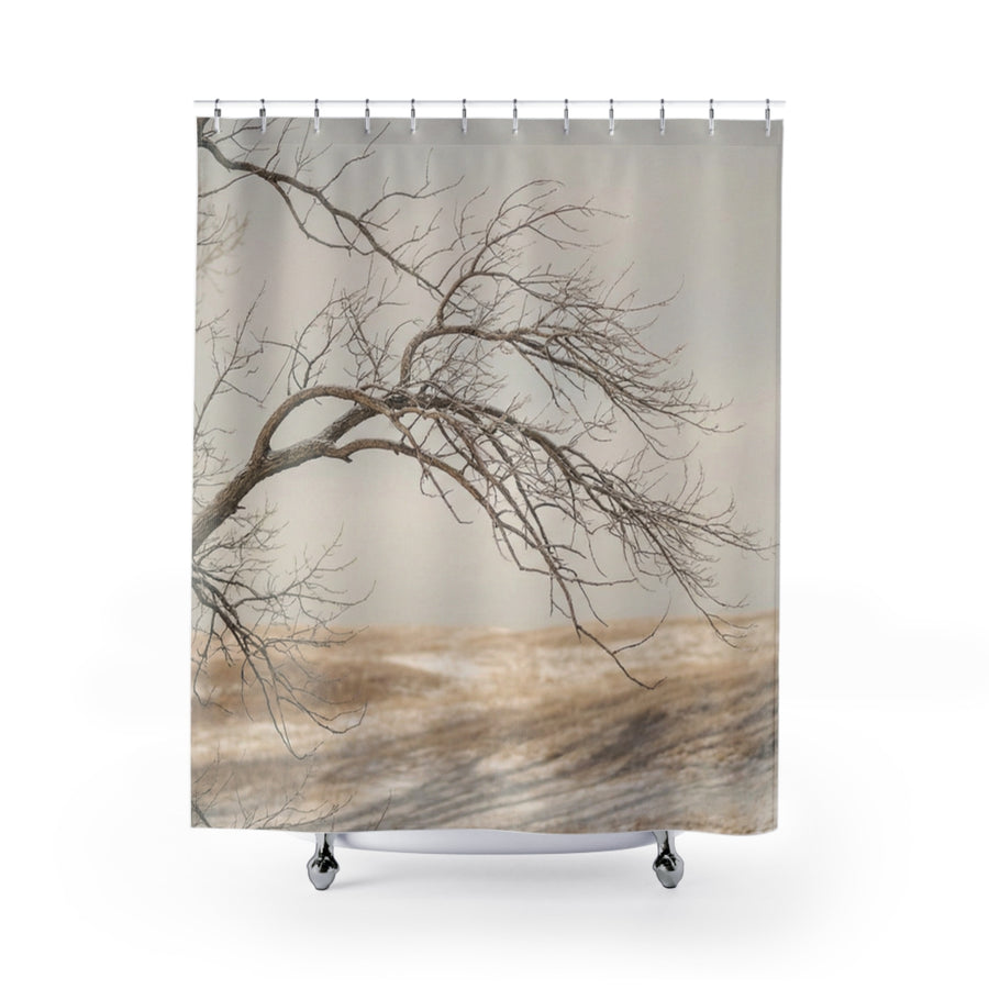 Shower Curtains - Winter Branch Solitude Landscape