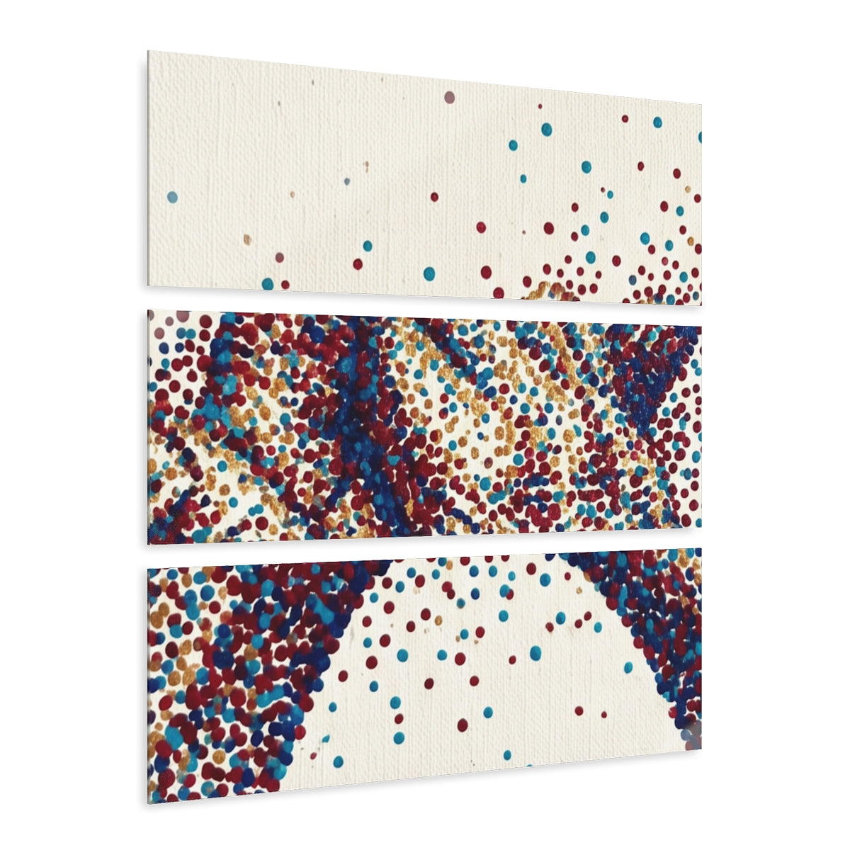 Acrylic Prints - Interlocking Hands Pointillist Art —... |...