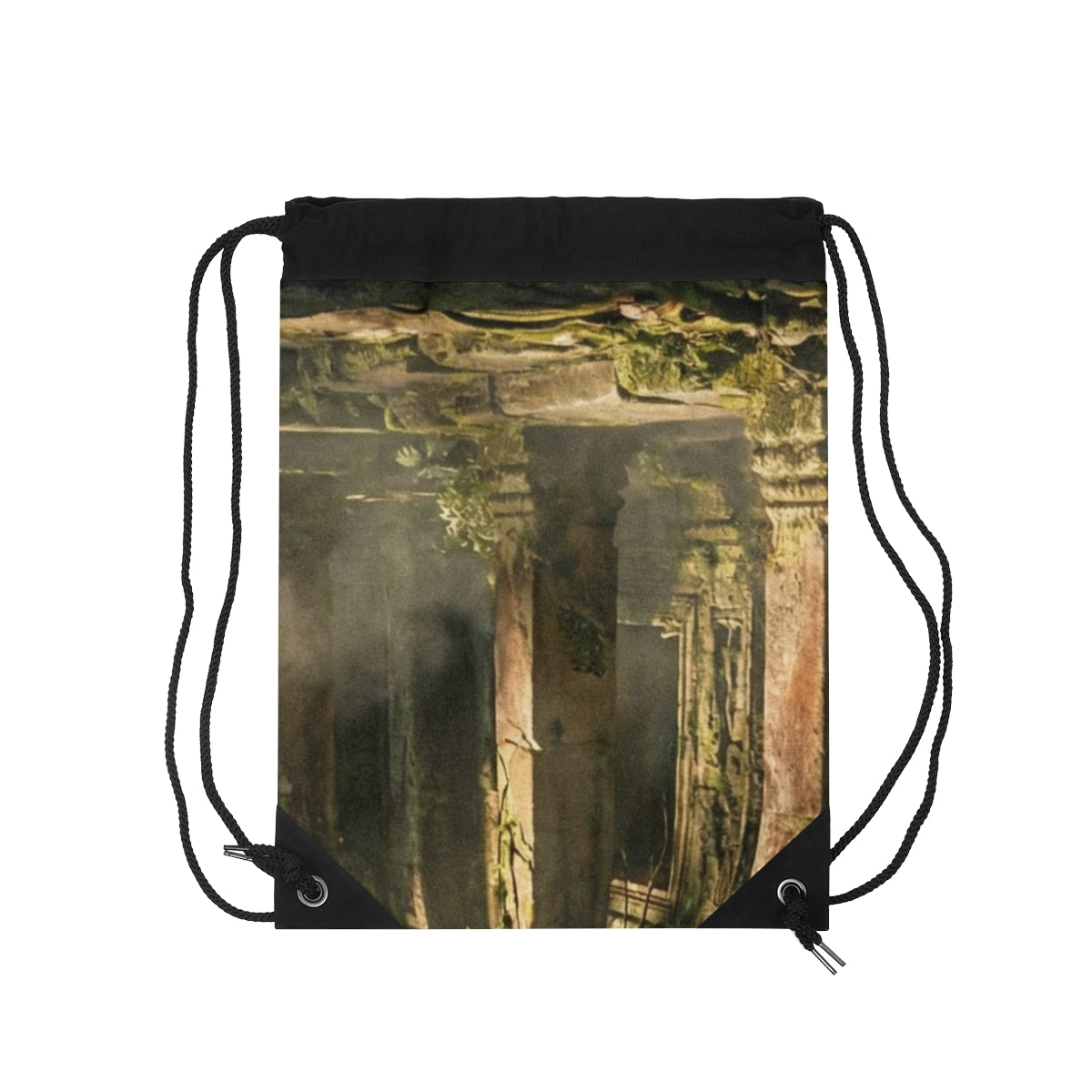 Drawstring Bag - Jungle Ruins Adventure | Echovira Gallery