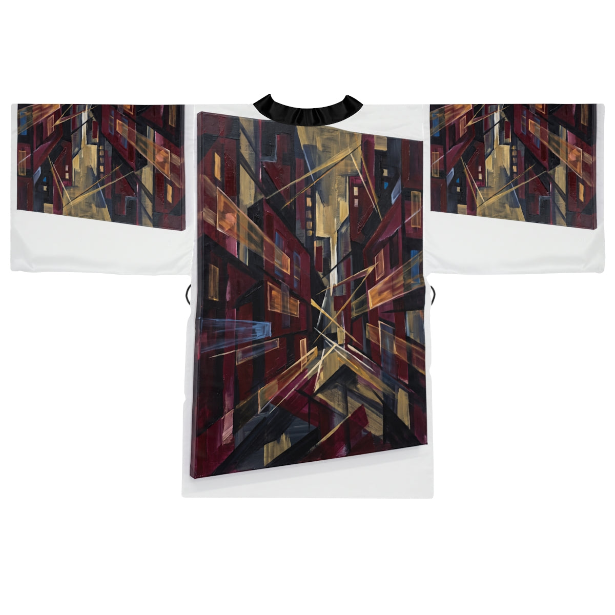 Long Sleeve Kimono Robe - Urban Glow | Echovira Gallery