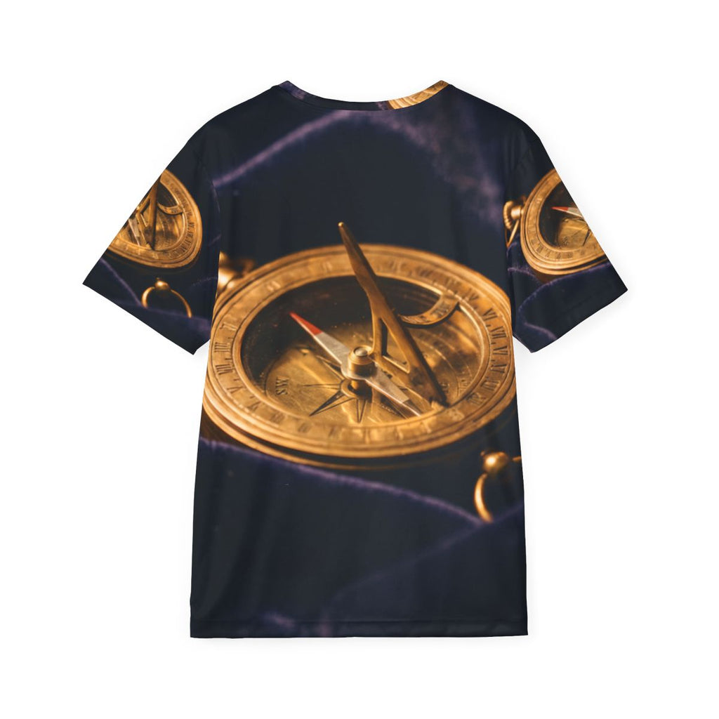 Men's Sports Jersey Brass Sundial Art