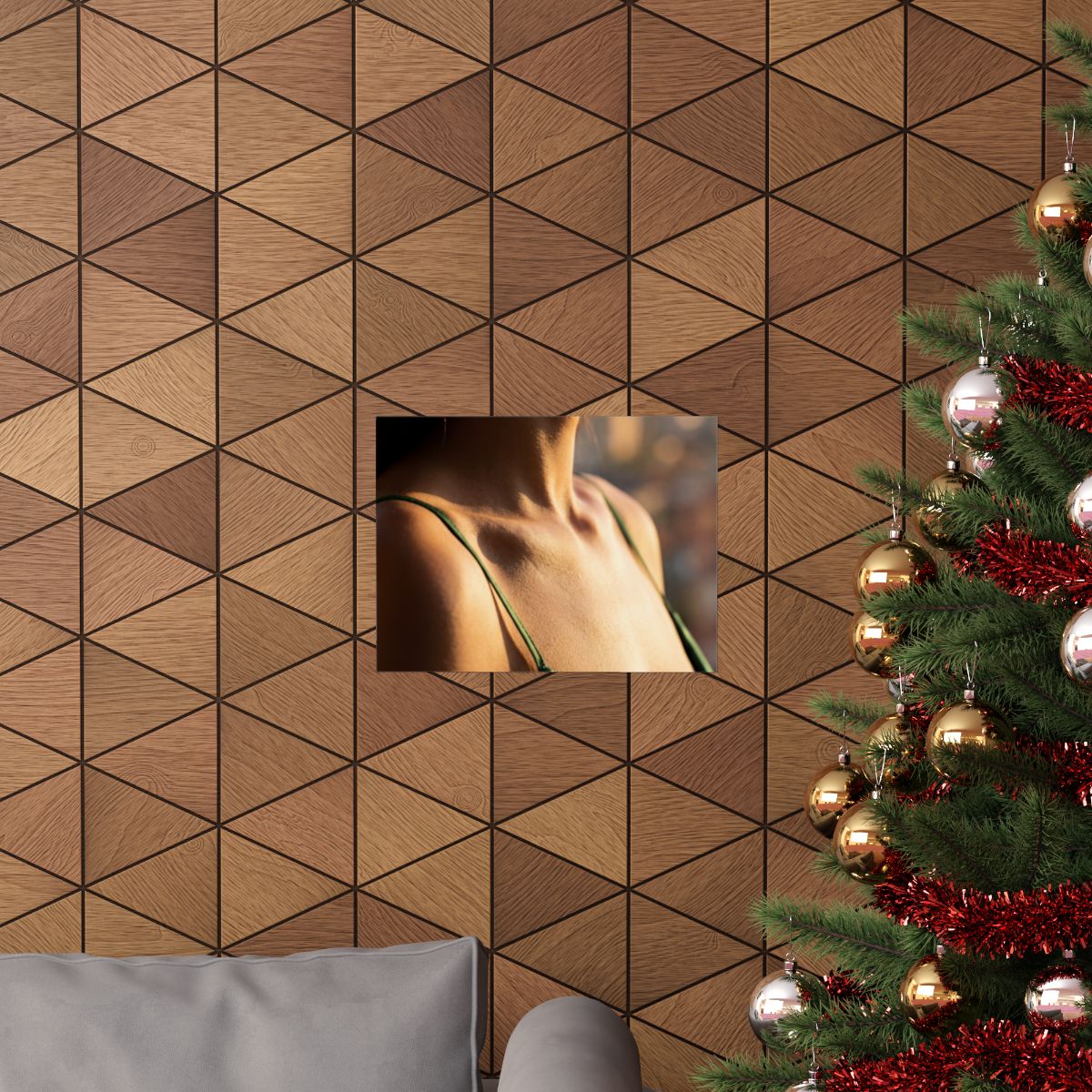Matte Horizontal Posters - Golden Hour Glow - Minimalist......