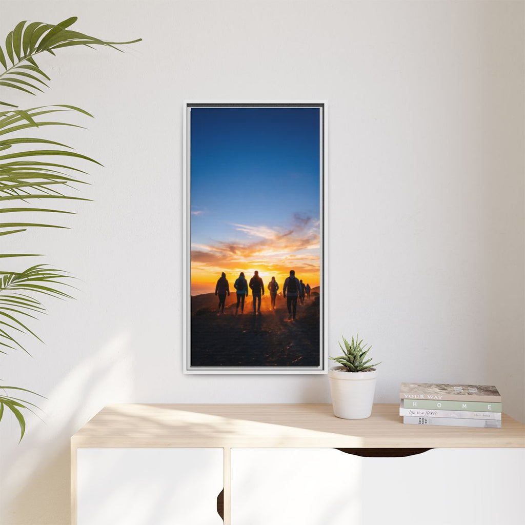 Matte Canvas, Framed - Epic Dawn Trek