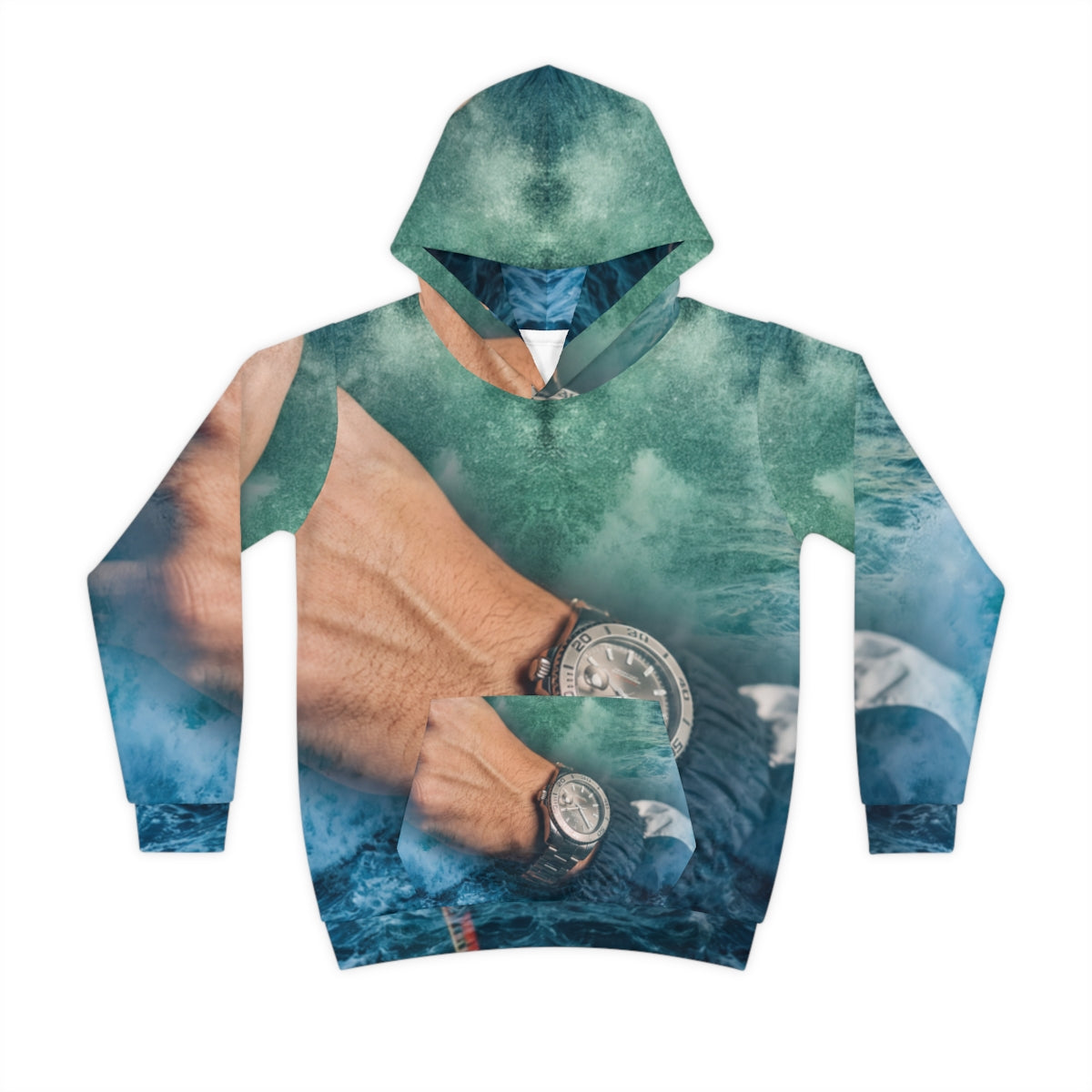 Sürreal Okyanus Çocuk Kapüşonlu Sweatshirt