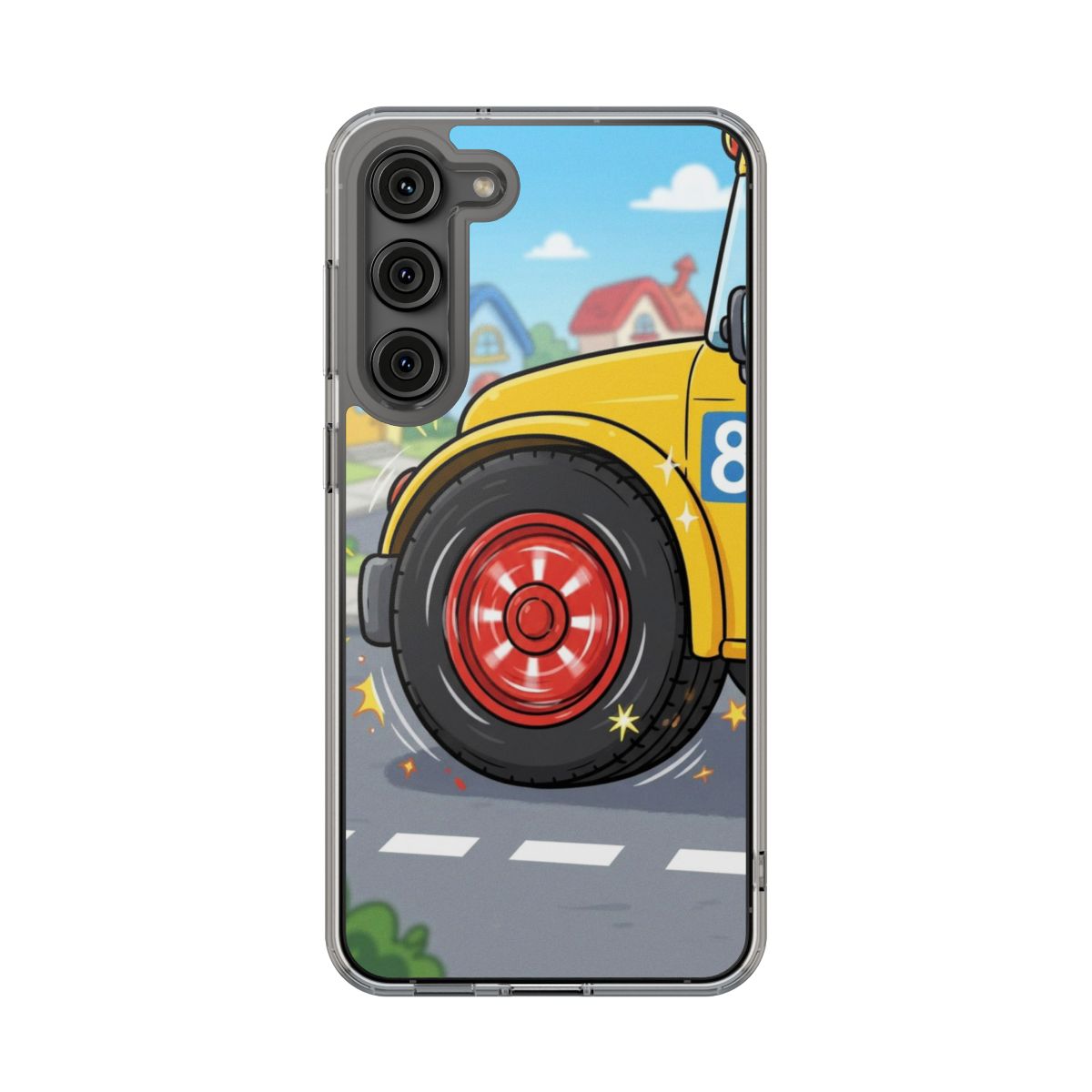 Clear Impact-Resistant Cases - Cartoon Bus | Echovira...