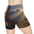 Damen-Biker-Shorts – Alpine Flow