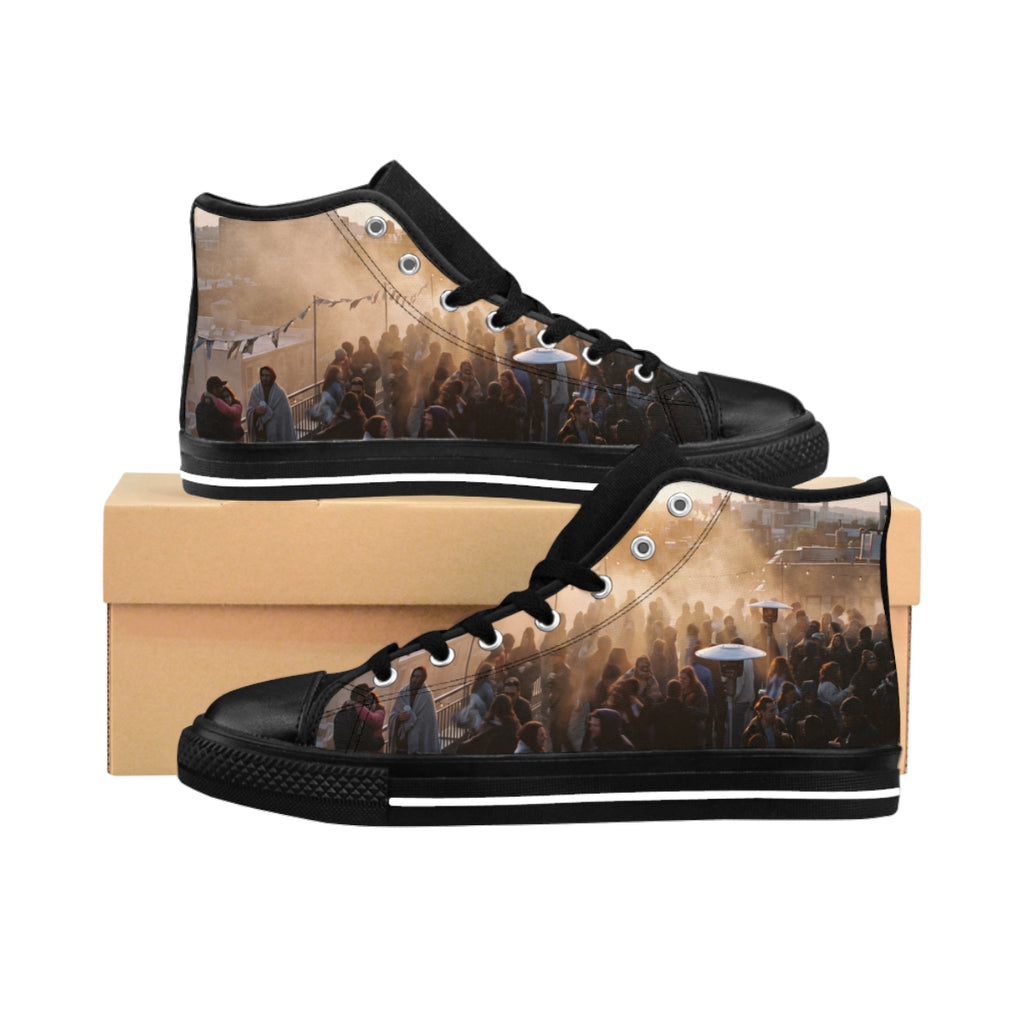Women's Classic Sneakers - Sunset | Echovira Gallery