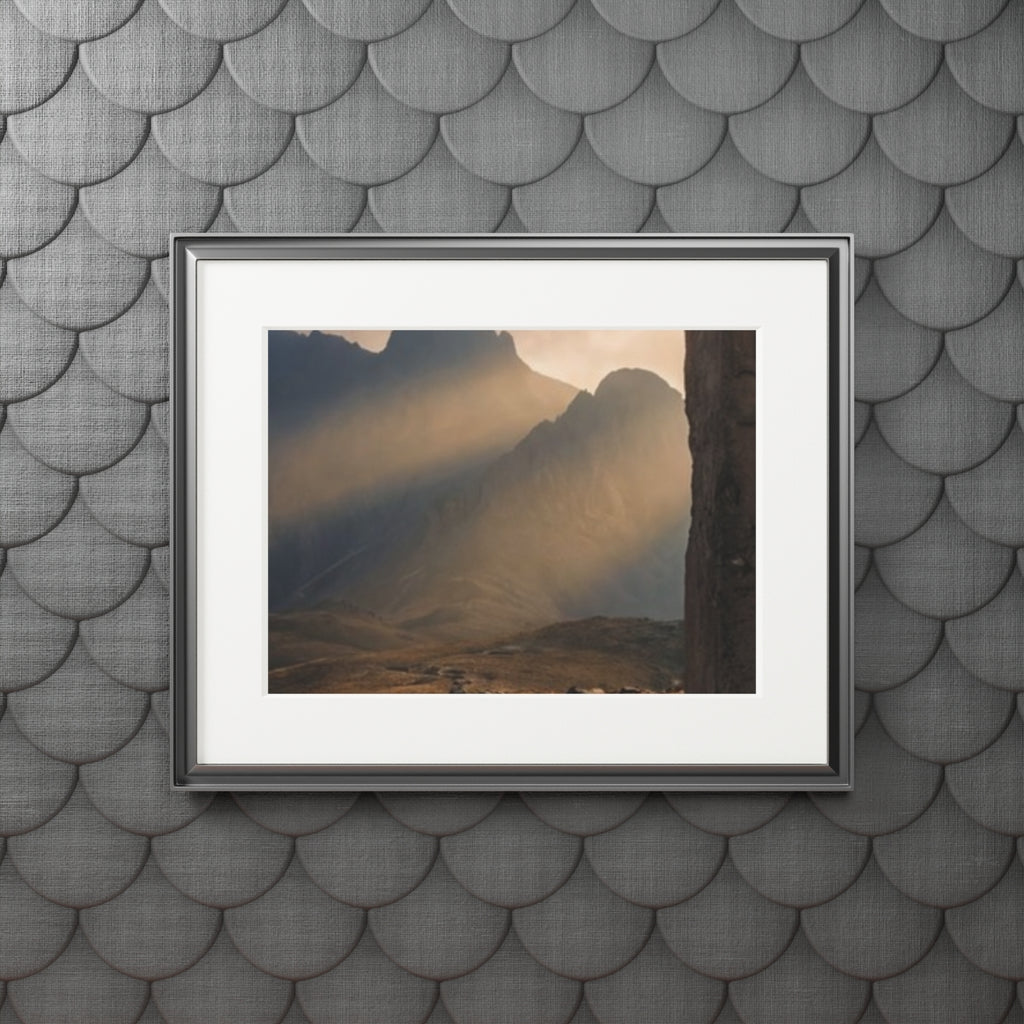 Fine Art Prints - Mystic Monolith Ancient Persian Mountain...