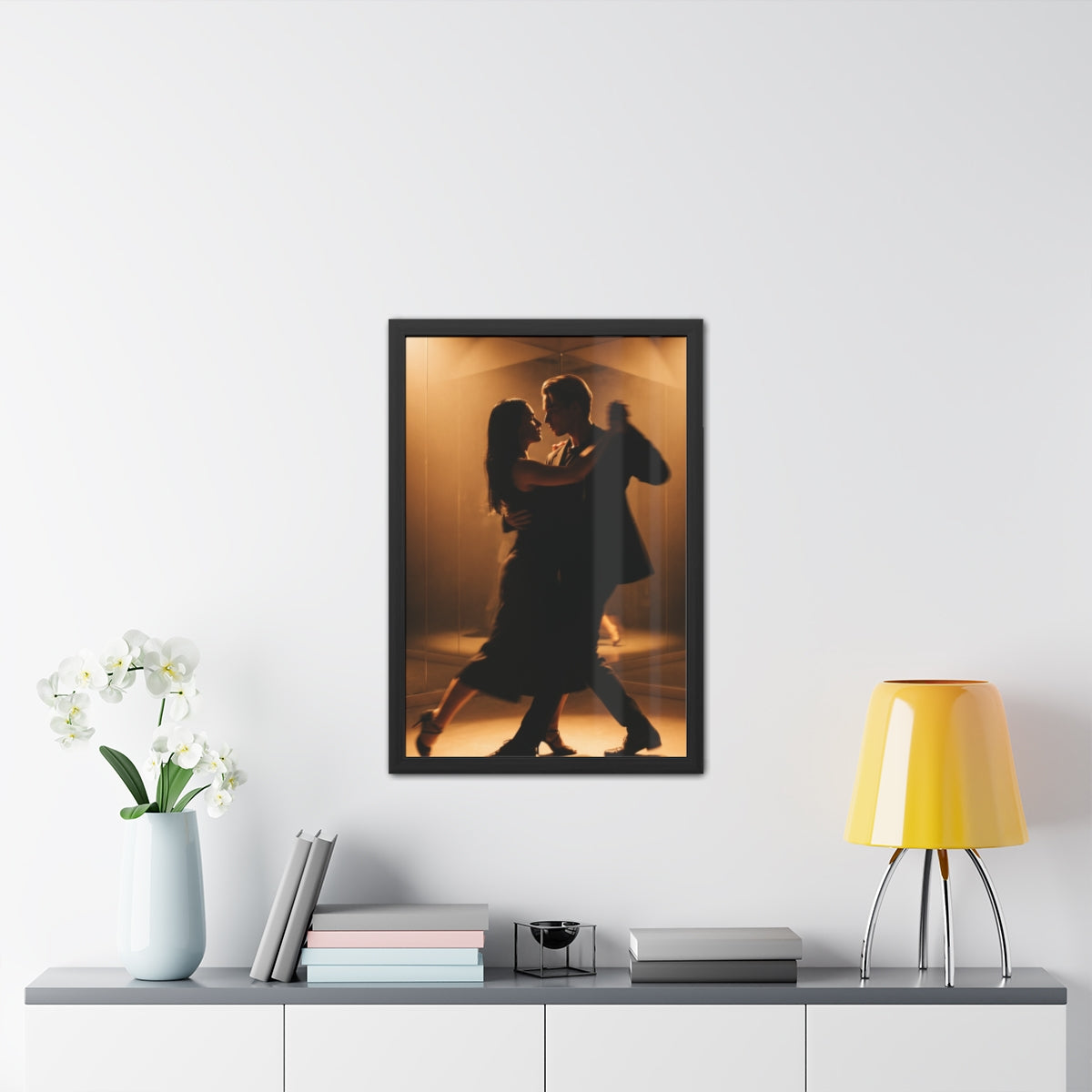 Golden Hour Tango Framed Poster — Portrait (8×12, 9×11... |...