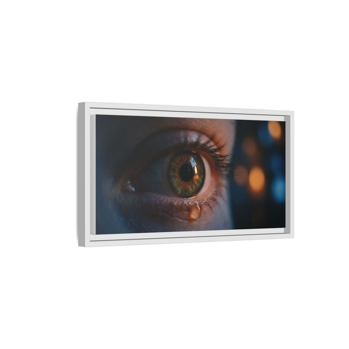 Framed Matte Canvas - Mystic Eye — White / 1.25"
