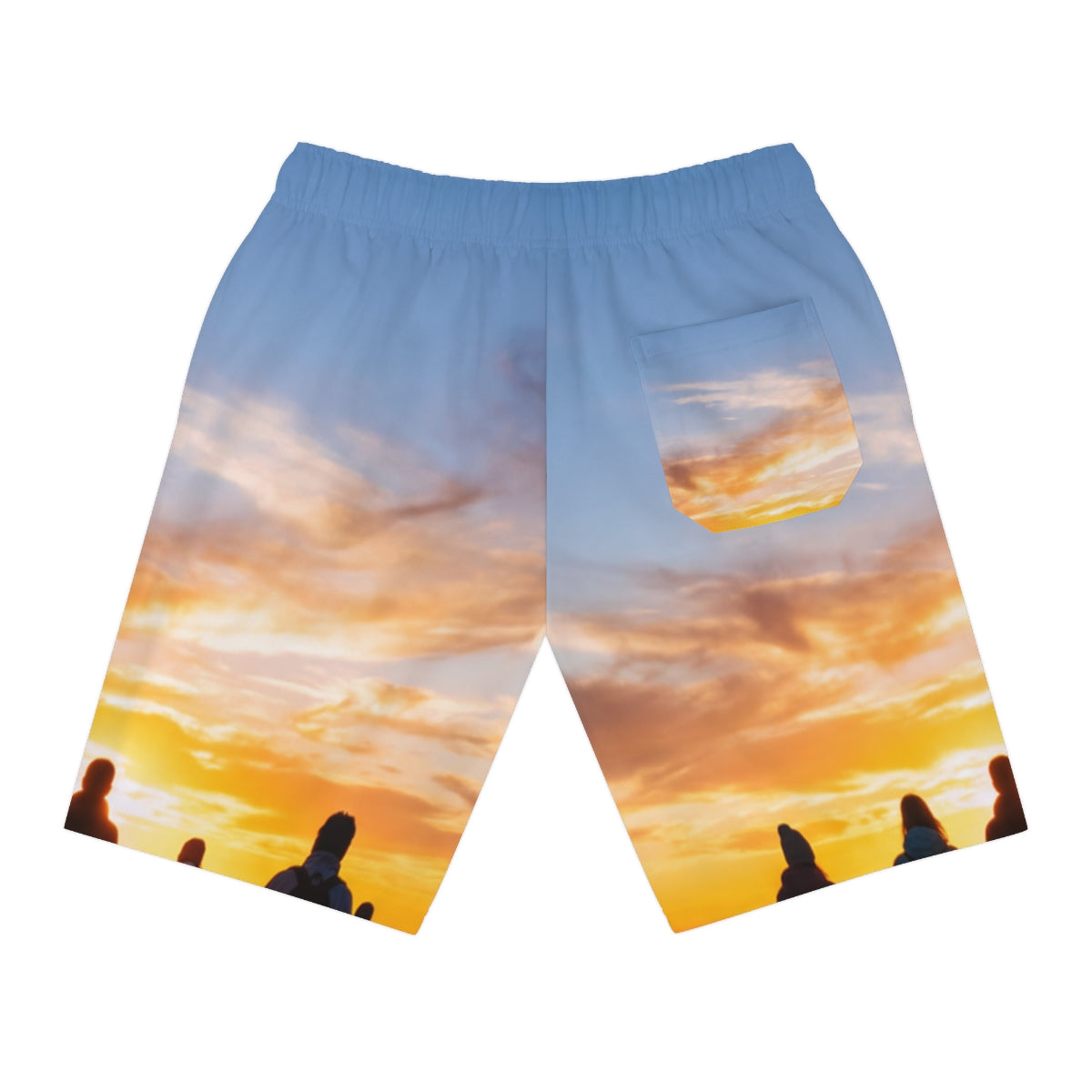 Athletic Long Shorts - Sunrise Trail