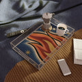 Acrylic Serving Tray - Celestial Hearth Folk Flame |...