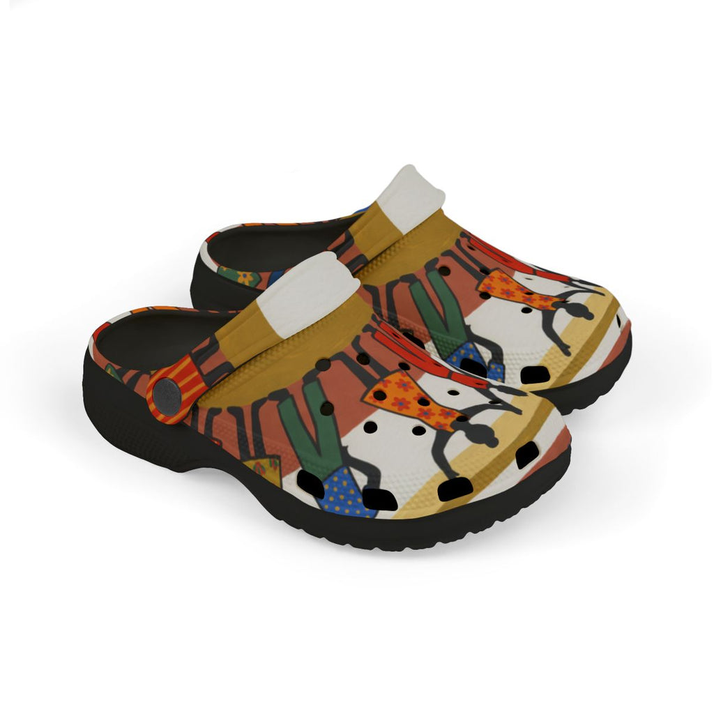 Kid's EVA Foam Clogs - Unity Mandala Folk Art | Echovira...