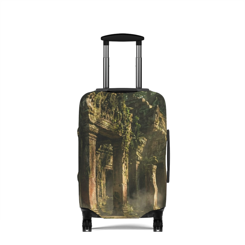 Luggage Cover - Ancient Sanctuary Flight | Echovira Gallery
