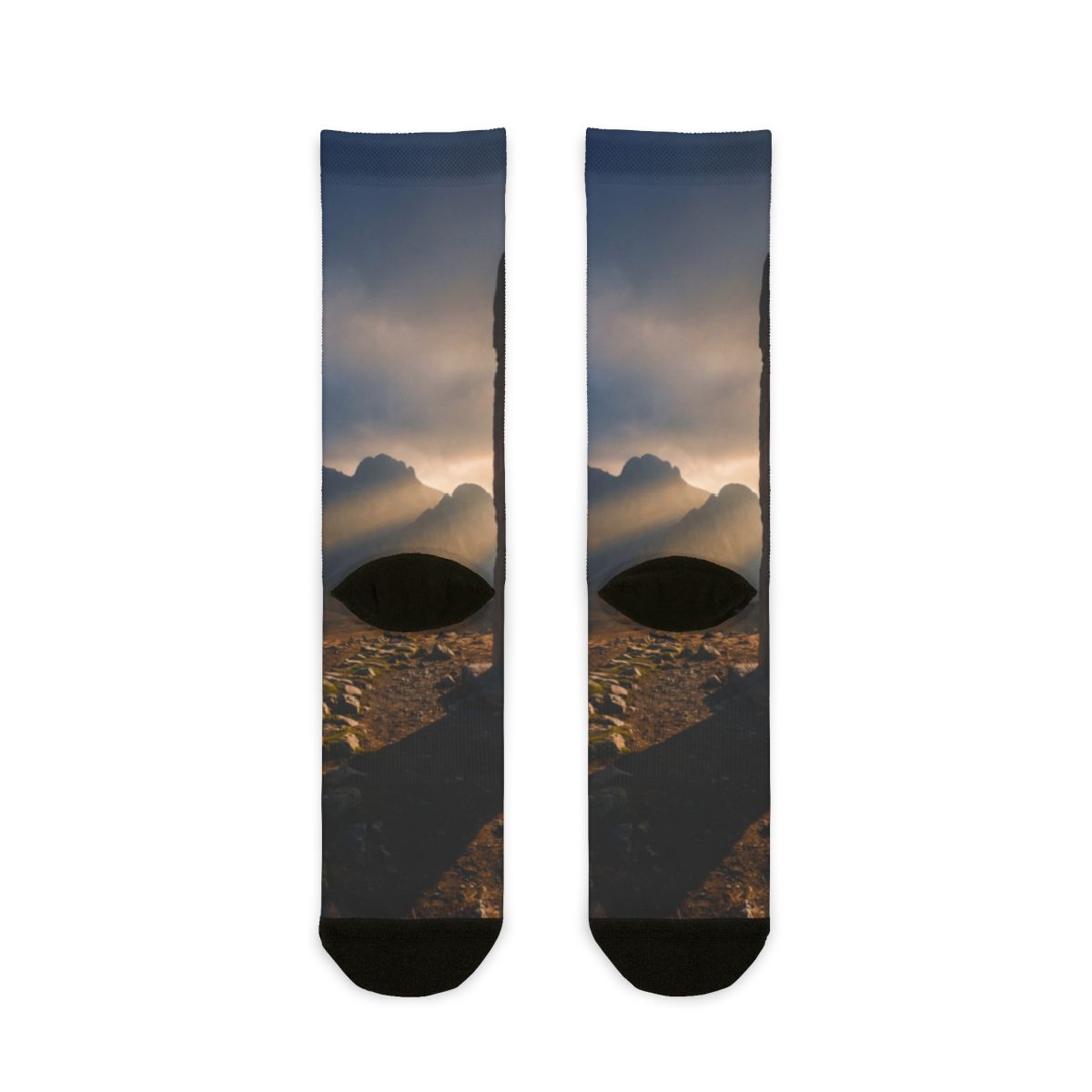 Sublimation Crew Socks - Mystic Monolith Ancient Persian......