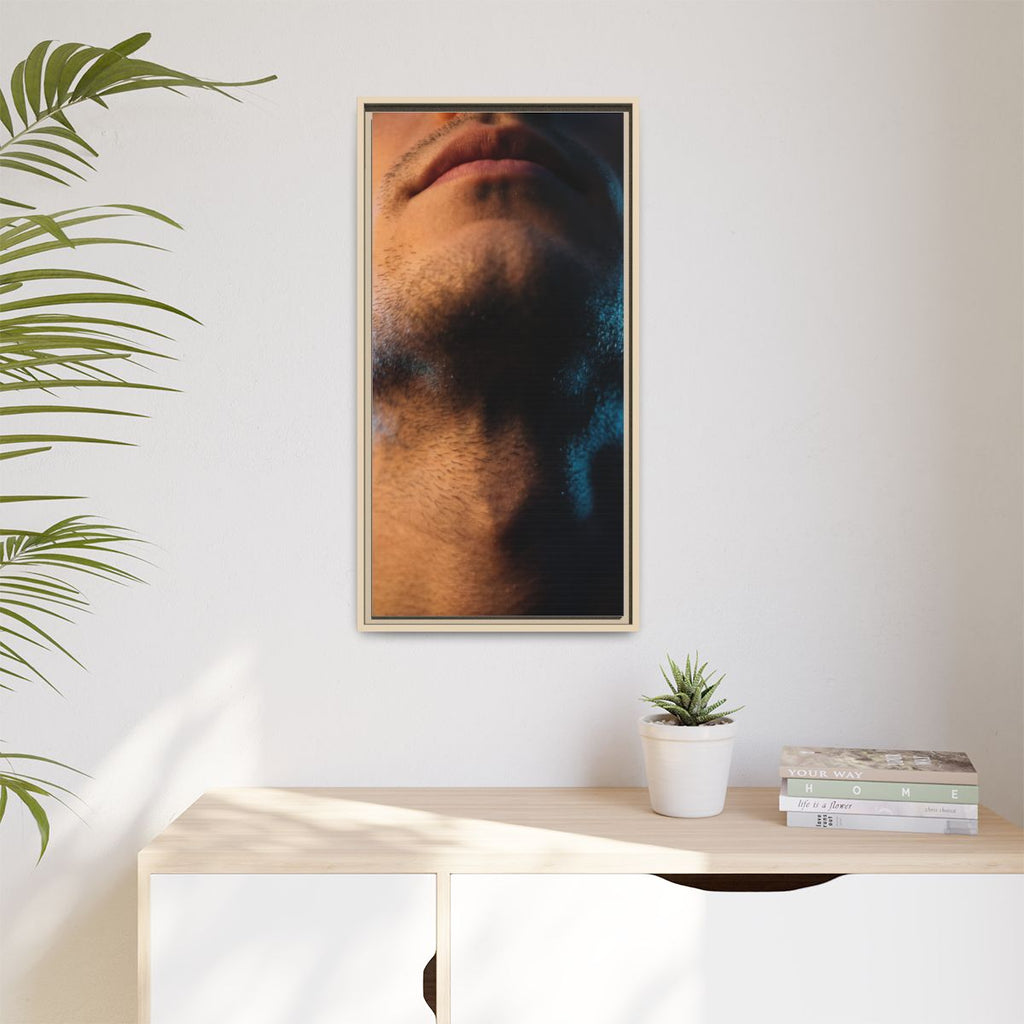 Framed Matte Canvas - Neon Noir