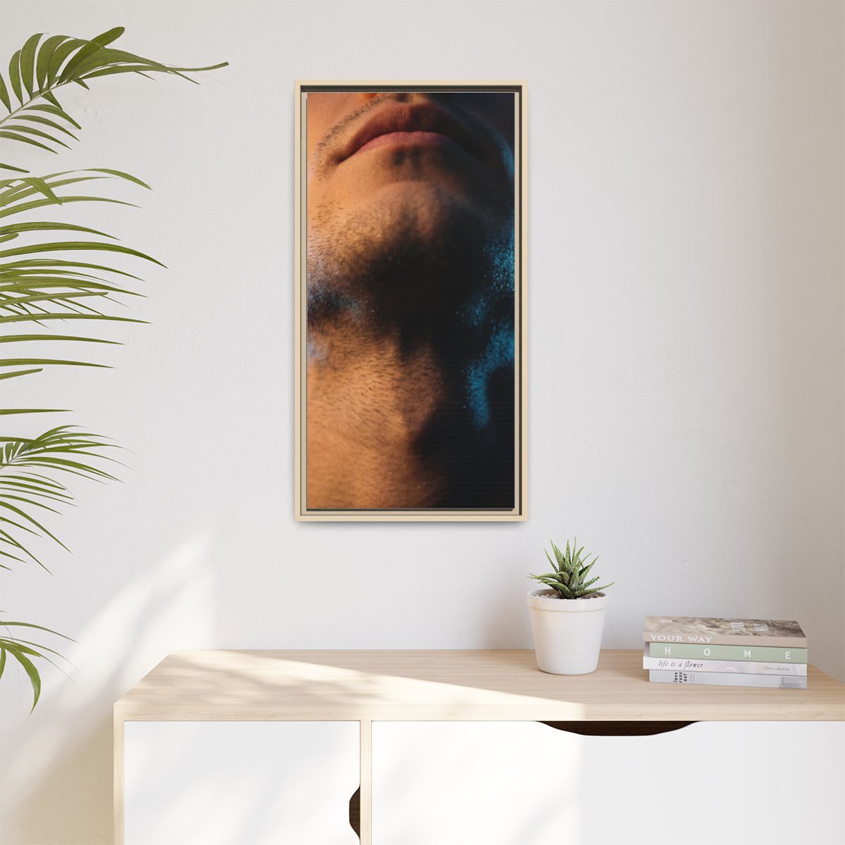 Framed Matte Canvas - Neon Noir