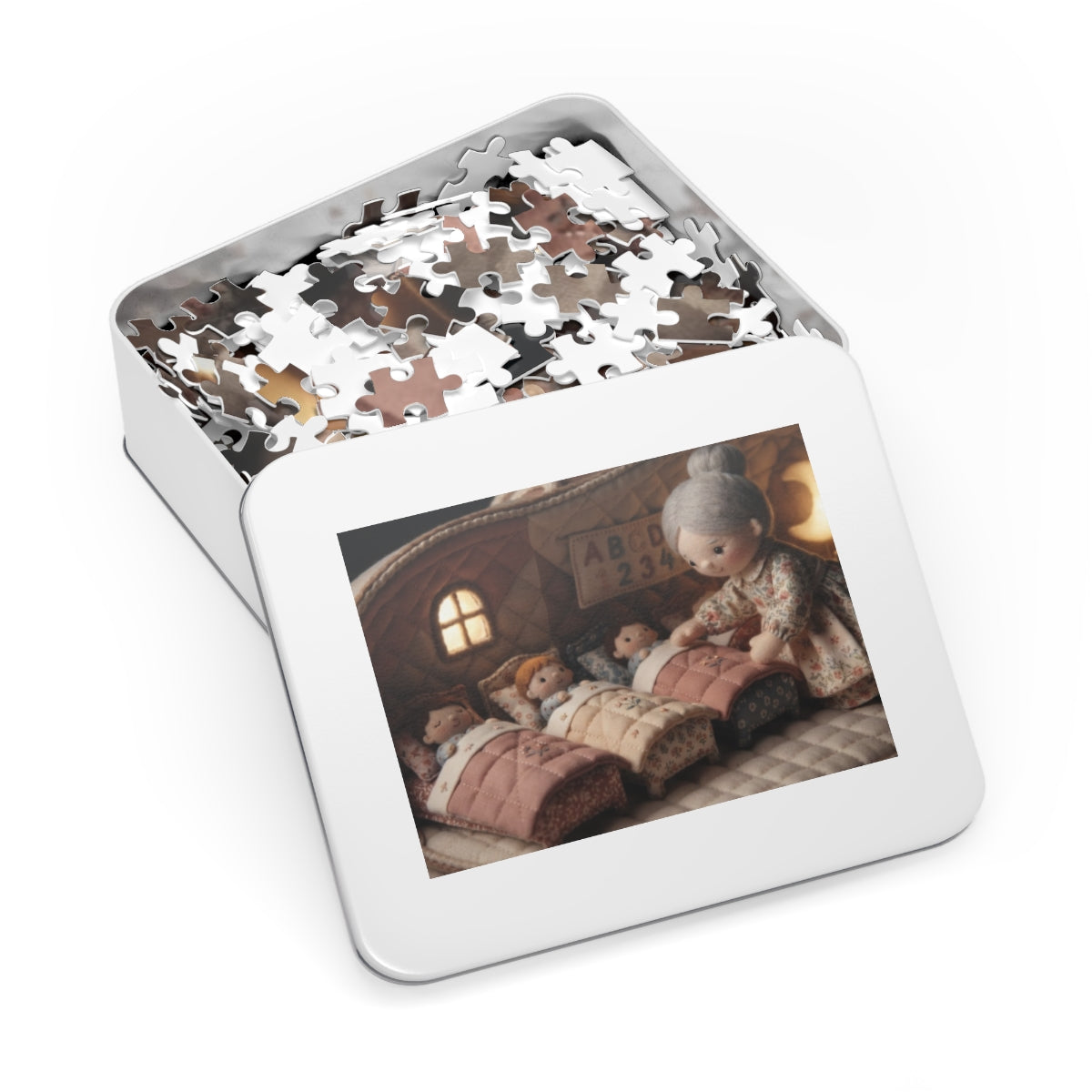 Jigsaw Puzzle with Tin - Bedtime Story (30, 110, 252, 500......
