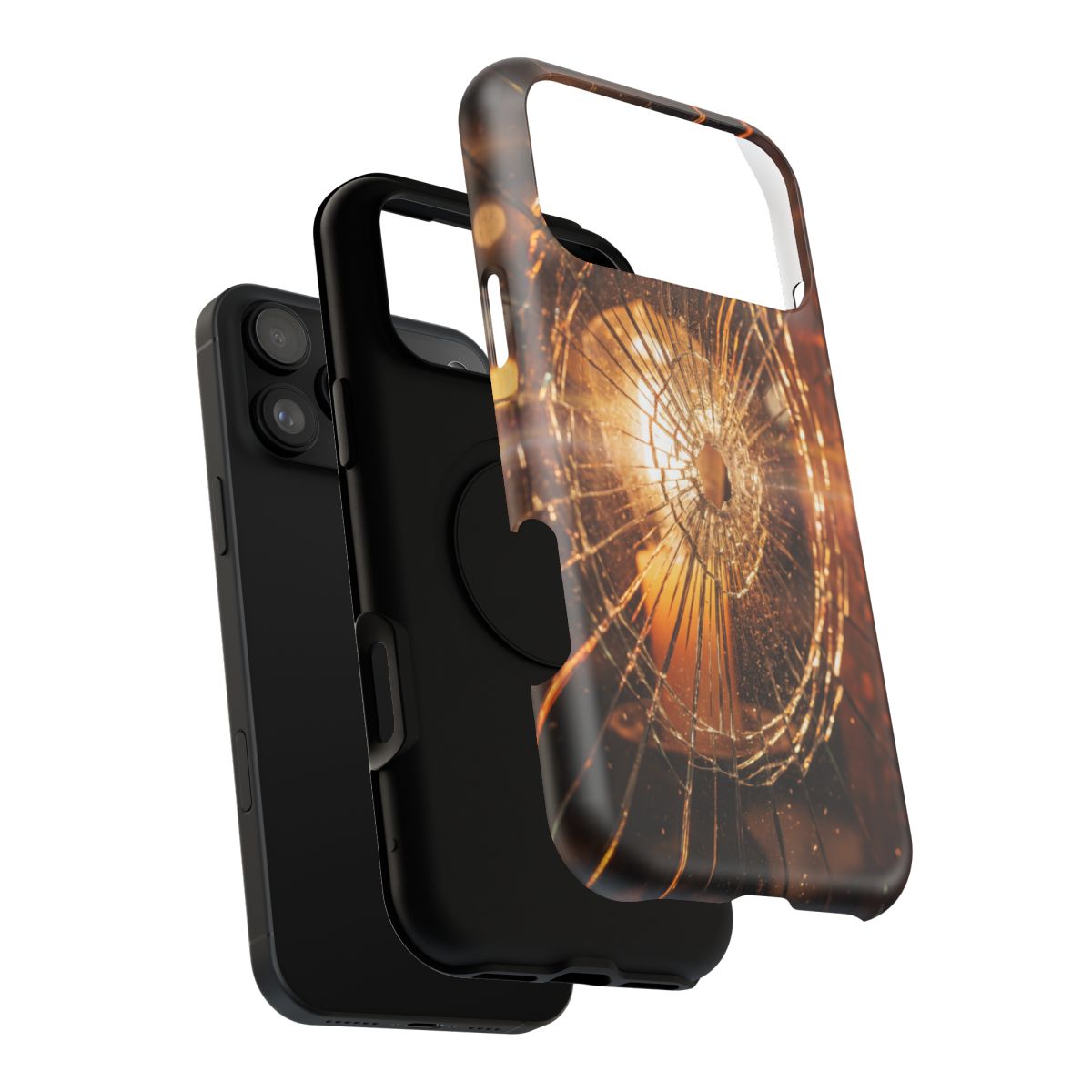 Impact-Resistant Case - Moody Fractured Glass— sizes part 2/2