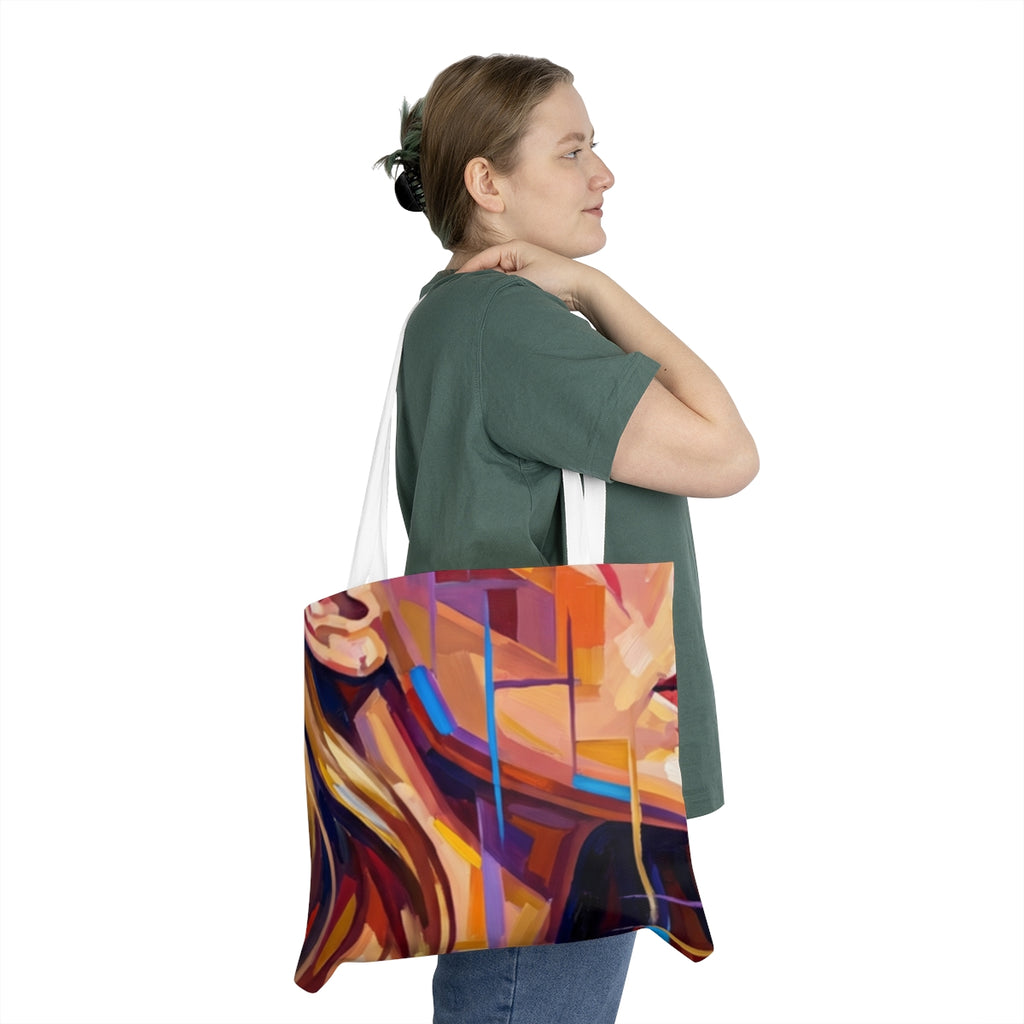 Shoulder Tote Bag - Shattered Elegance | Echovira Gallery