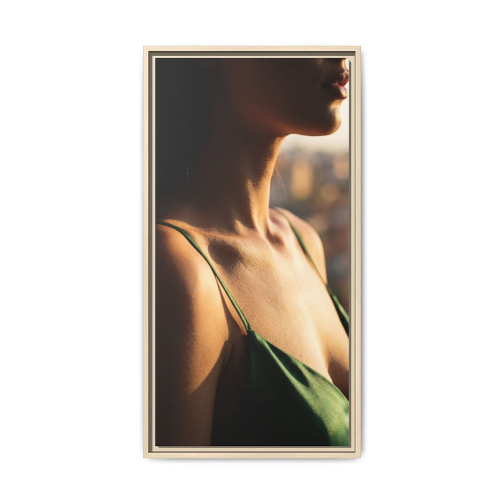 Framed Matte Canvas - Sunlit Muse