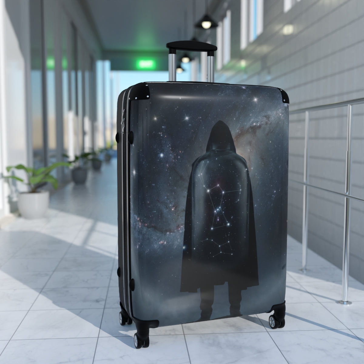 Suitcase - Cosmic Orion Starry Journey | Echovira Gallery