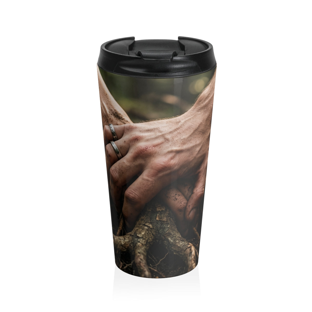 Forest Roots Stainless Steel Travel Mug